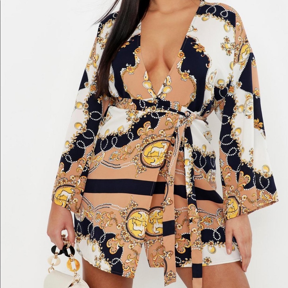 Boohoo chain dress